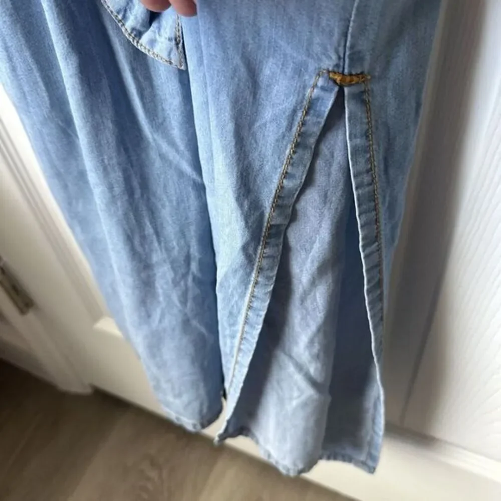 Zara Dress Size Small Poplin jean style‎ lightweight dress summer dress